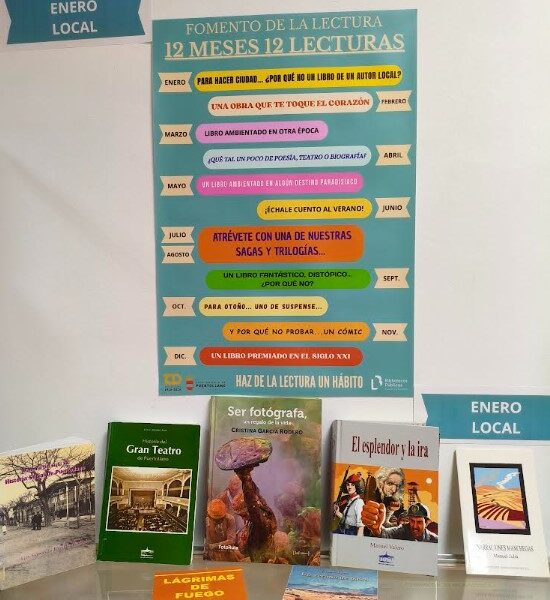 Arranca el programa «Doce Meses, Doce Lecturas» para impulsar la lectura en la biblioteca municipal