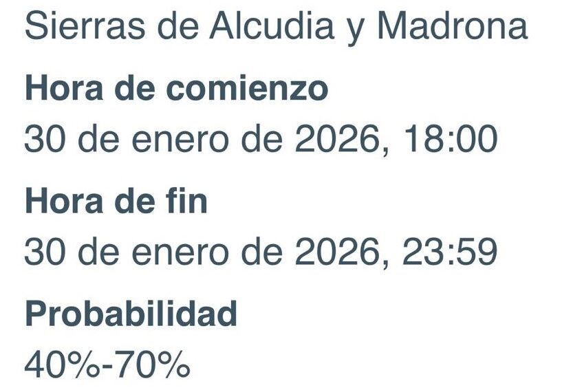Cierre preventivo de instalaciones deportivas y parques en La Rincona y Dulcinea por alerta de vientos intensos