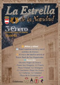 La «Estrella de la Navidad» brillará el sábado con el acompañamiento de Discípulos de San Juan, San Miguel Arcángel, el grupo Ilusiones y el buzón real