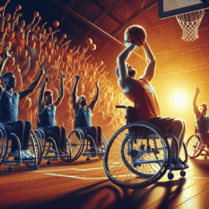 Triunfo contundente del BSR Amiab Puertollano sobre Ferrol en un emocionante partido de baloncesto adaptado