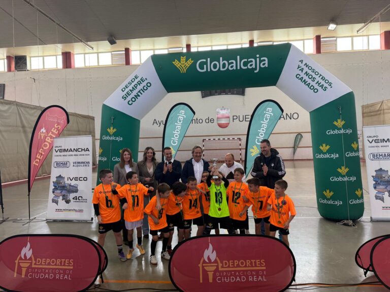 El Equipo Benjamín de Puertollano triunfa y se lleva el Título en la Final de la Liga Globalcaja de Fútbol Sala