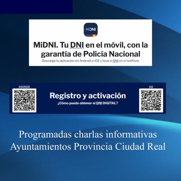 La Policía Nacional anuncia una charla informativa sobre el lanzamiento y las funcionalidades del nuevo DNI digital este miércoles