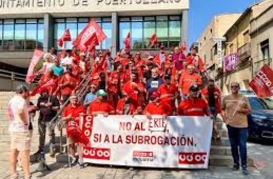 CCOO Denuncia Falta de Reincorporación de Extrabajadores de Eserman por parte de la Nueva Empresa