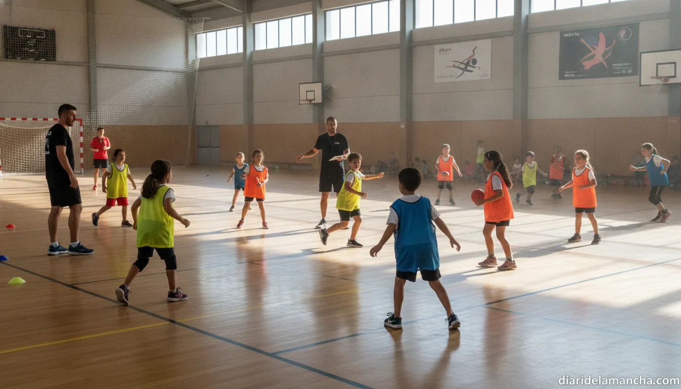 Récord de participación en el XVIII campus de balonmano de Pozuelo