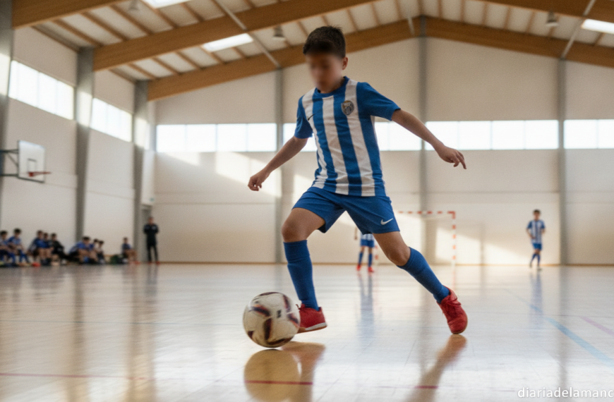 Unay Illán, talento de 12 años con la selección de fútbol sala de CLM