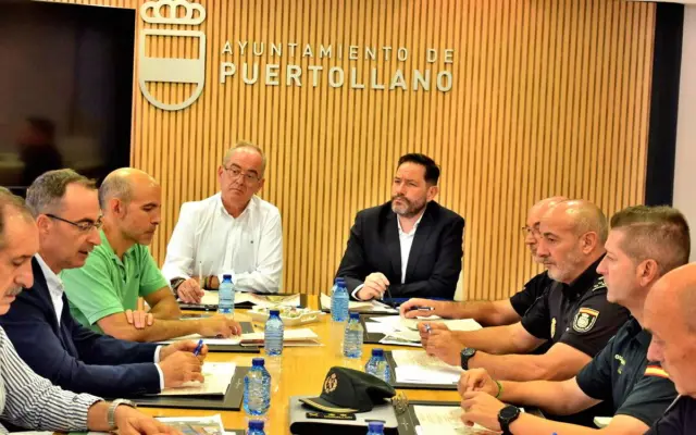 Reunión de la Junta Local de Seguridad de Puertollano para coordinar las fiestas patronales