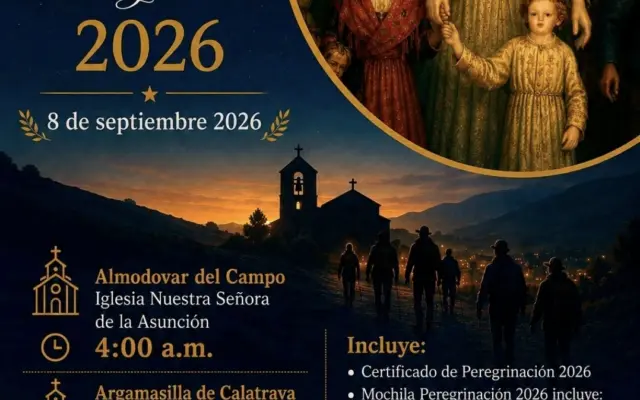 Cartel de la IV Peregrinación a la Virgen de Gracia de la asociación El Capirote