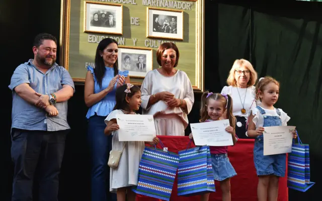 Entrega de premios de la Fundación MartínAmador en el colegio Santa Bárbara de Puertollano