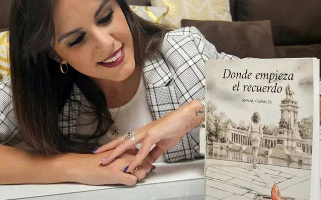 La periodista Ana María Canales con su novela Donde empieza el recuerdo